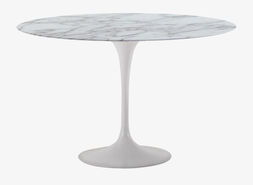 Round Dining Tables For 8 Photo - Tulip Side Table White, transparent png #8654859
