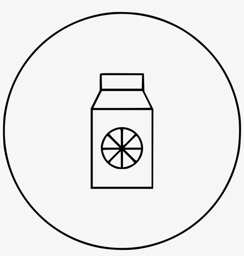Juice Orange Box Comments - Circle, transparent png #8655114