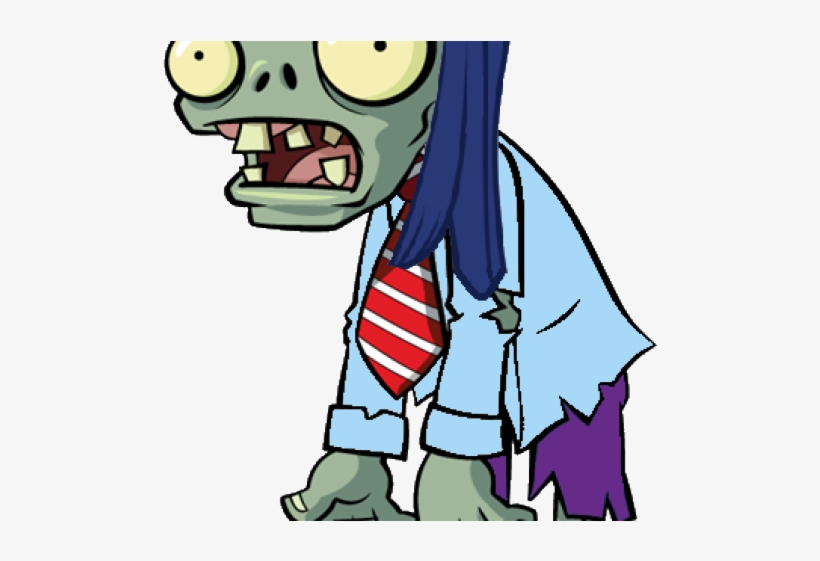 Undead Clipart Girl Zombie - Plants Vs Zombies Characters Drawing, transparent png #8655530