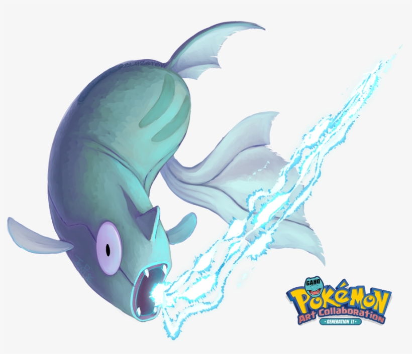 223 Remoraid Ice Beam And Fire Blast In The Art Hq - Pokemon, transparent png #8655825