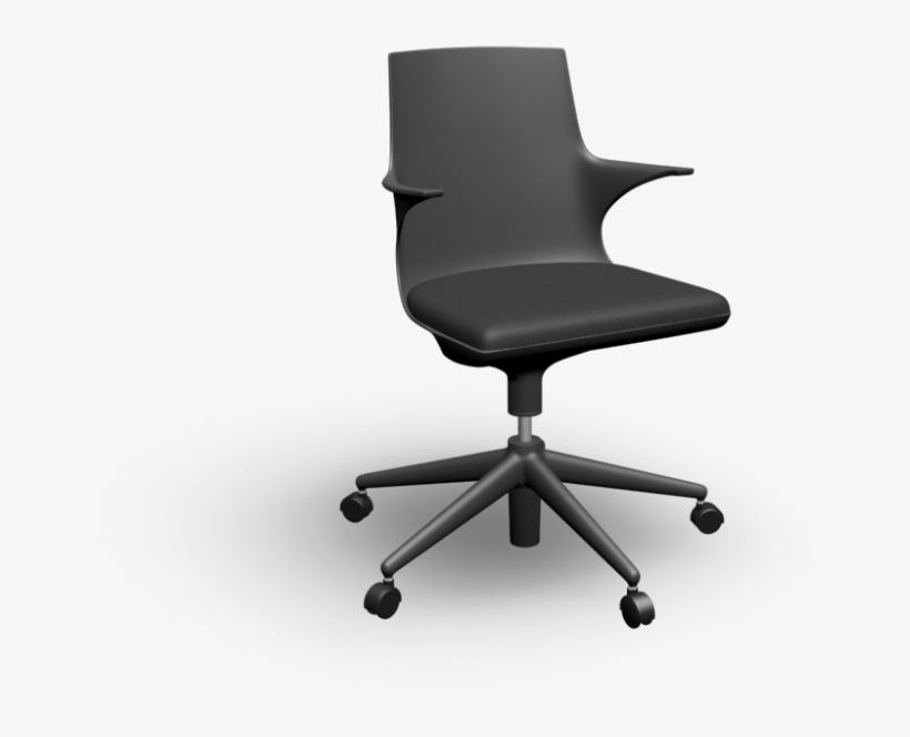 Spoon Office Chair By Kartell - Office Chair, transparent png #8656321