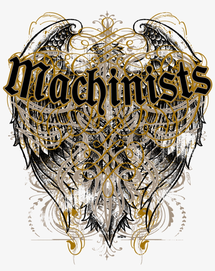 #911 Wings With Gold, transparent png #8656690