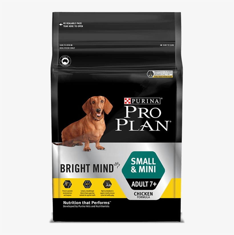 Pro Plan Bright Mind Small & Mini Adult 7 Pack - Pro Plan Adult Small Sensitive Skin, transparent png #8657254