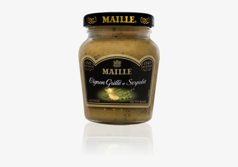 Maille Roasted Onions, Wild Thyme And White Wine Mustard, - Maille Mustard, transparent png #8657506