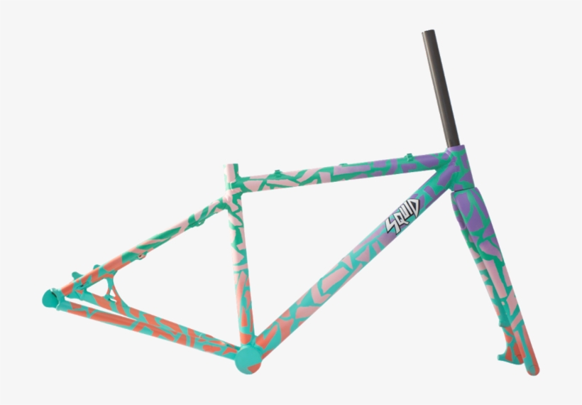 #s00136 Torn Tape Frameset - Bicycle, transparent png #8657759