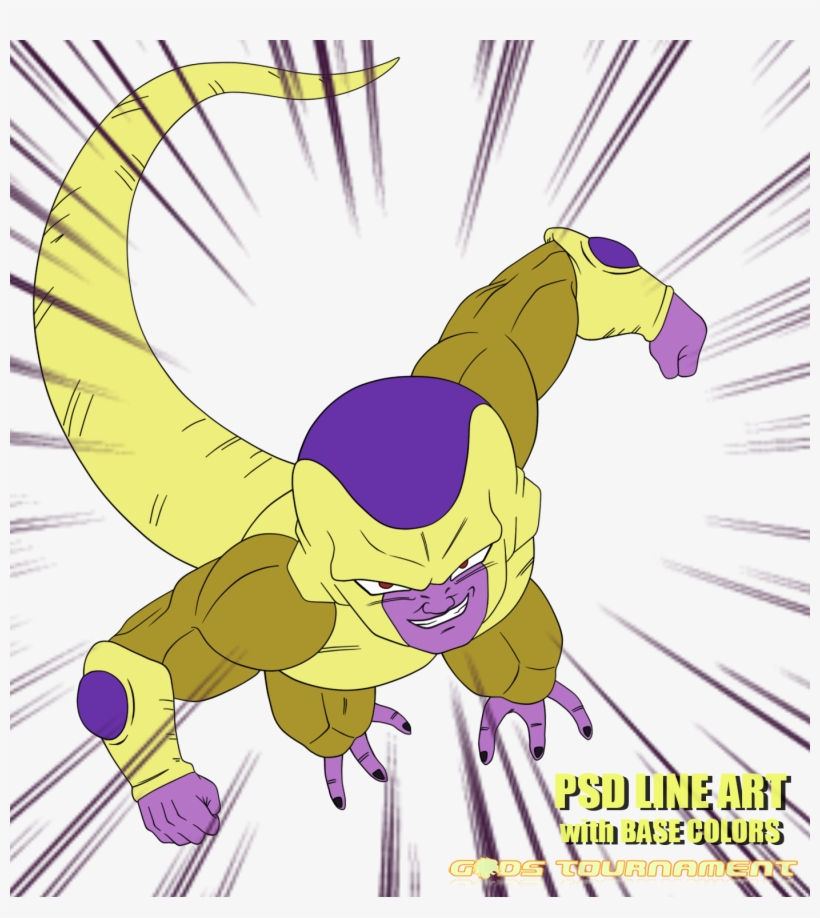 Frieza No Fukkatsu Golden F - Cartoon, transparent png #8659608