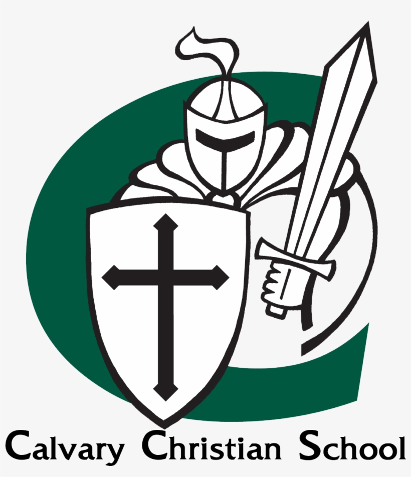Calvary Color C W Ccs - Calvary Christian School Logo, transparent png #8659683