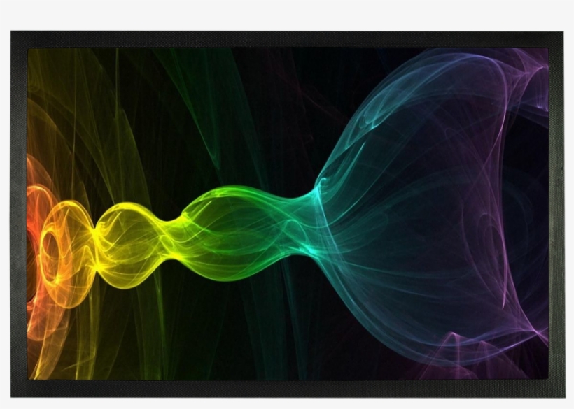 Rainbow Smoke ﻿sublimation Doormat - Color Technology, transparent png #8659879