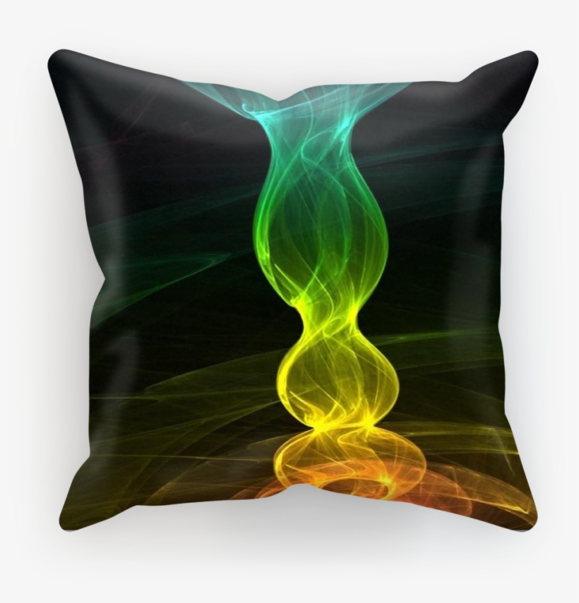 Rainbow Smoke ﻿sublimation Cushion Cover - Cushion, transparent png #8660128