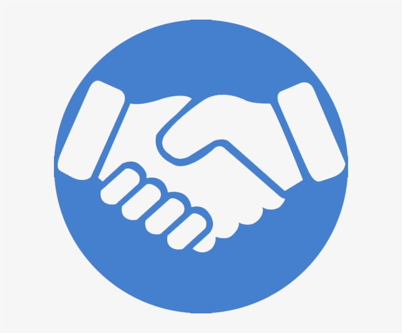 Shaking Hands Logo Green, transparent png #8660221