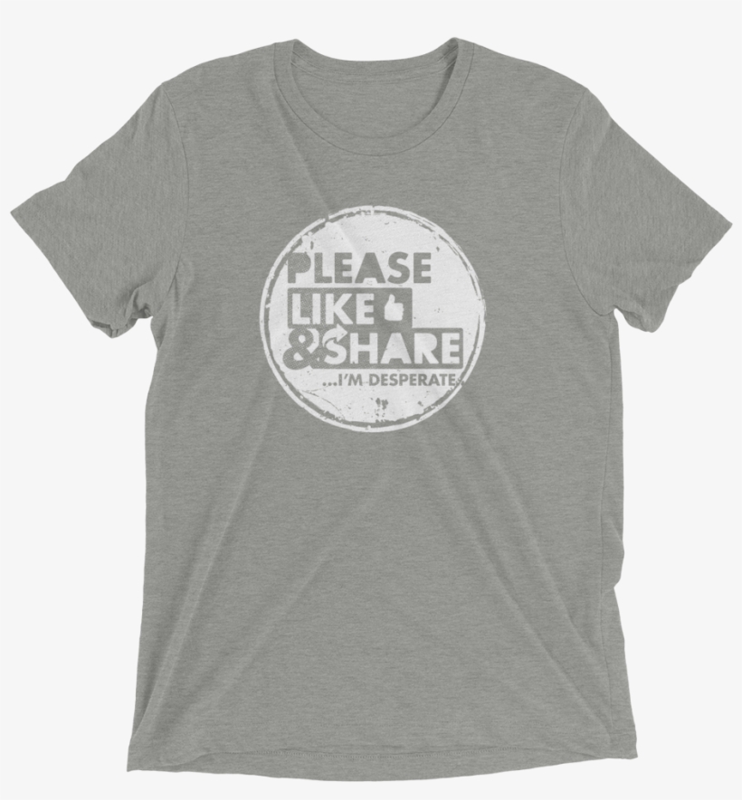 Please Like & Share - Active Shirt, transparent png #8660425