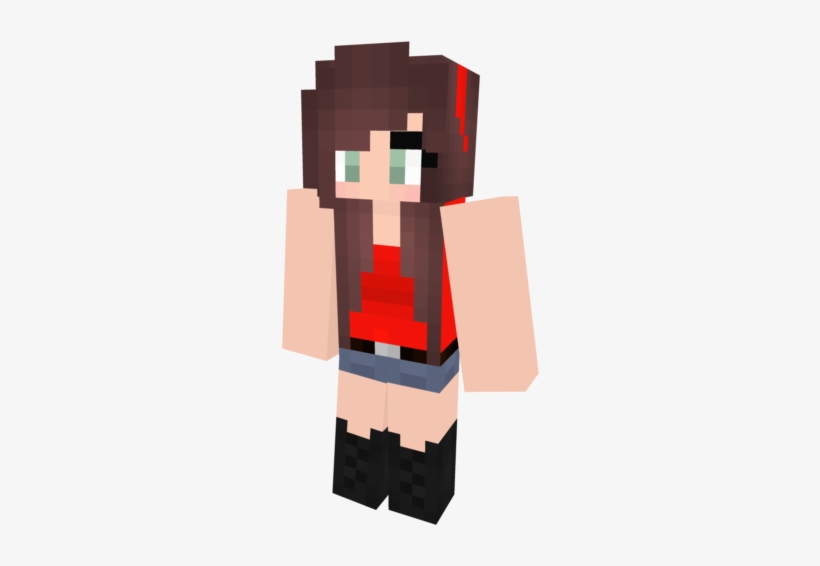 Hot Cow Girl Skin Minecraft, transparent png #8660859