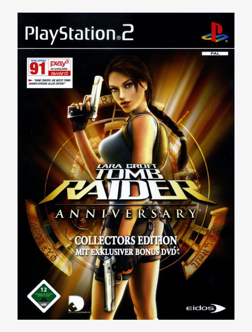 Tomb Raider Anniversary - Tomb Raider Anniversary Pc Box, transparent png #8660898