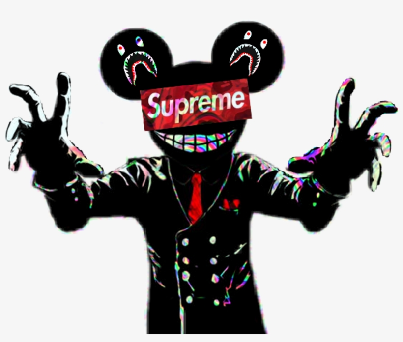 Bape Supreme $deadmau5 Radioactive - Bape Supreme, transparent png #8661182