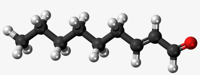 The Chemical Structure Of 2-nonenal - Diethylene Glycol Png, transparent png #8661288