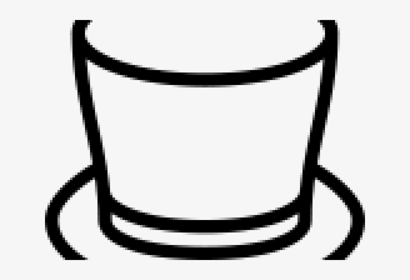 Drawn Top Hat Magic Hat - Clin D Oeil Reims, transparent png #8661363