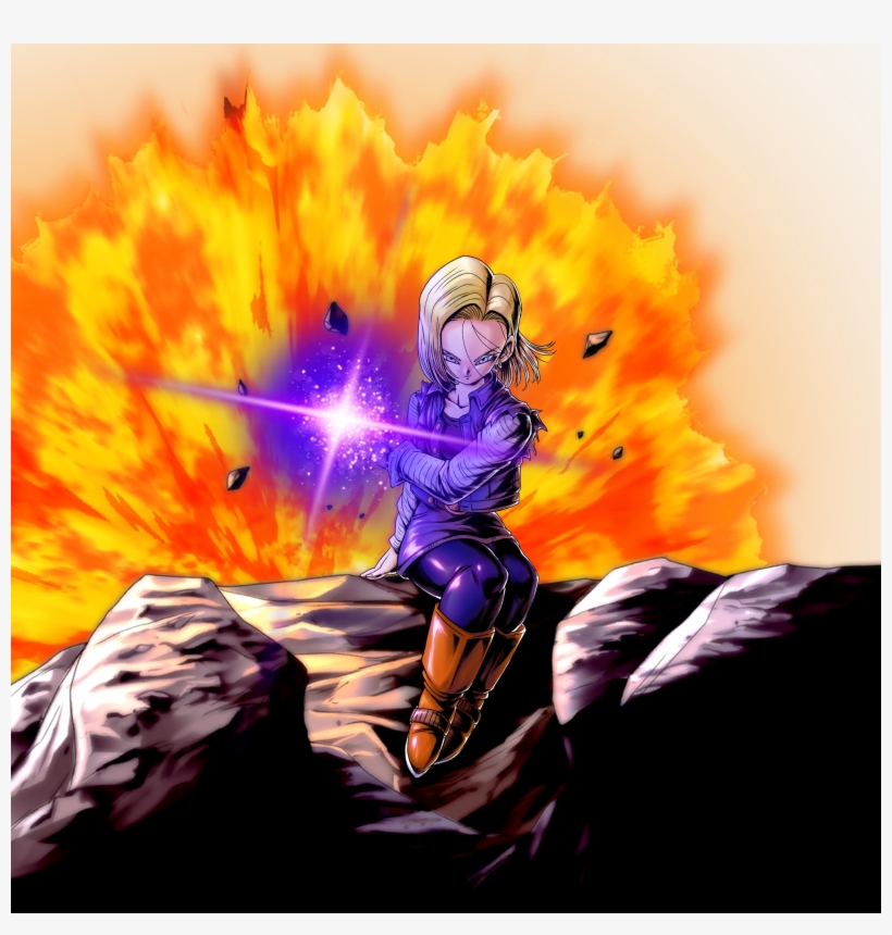 Android 18, transparent png #8661526