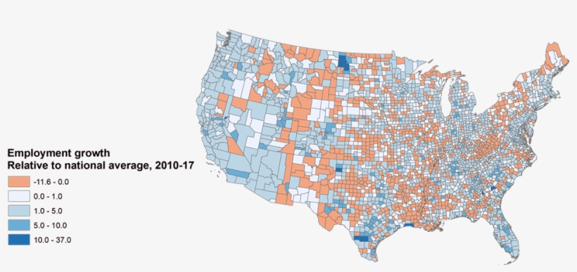 In The U - Usa Red Blue States Map, transparent png #8661622
