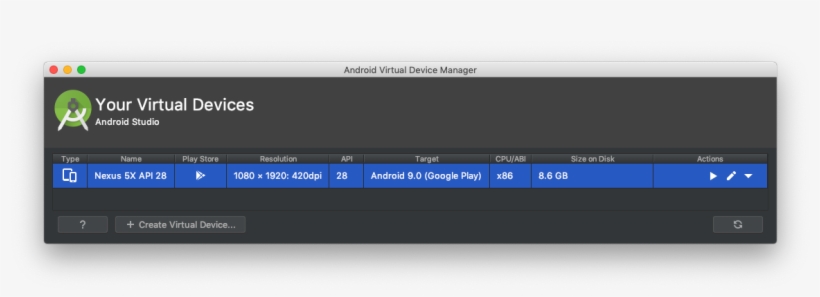 Avd , 2019 03 13 - Android Studio, transparent png #8661691