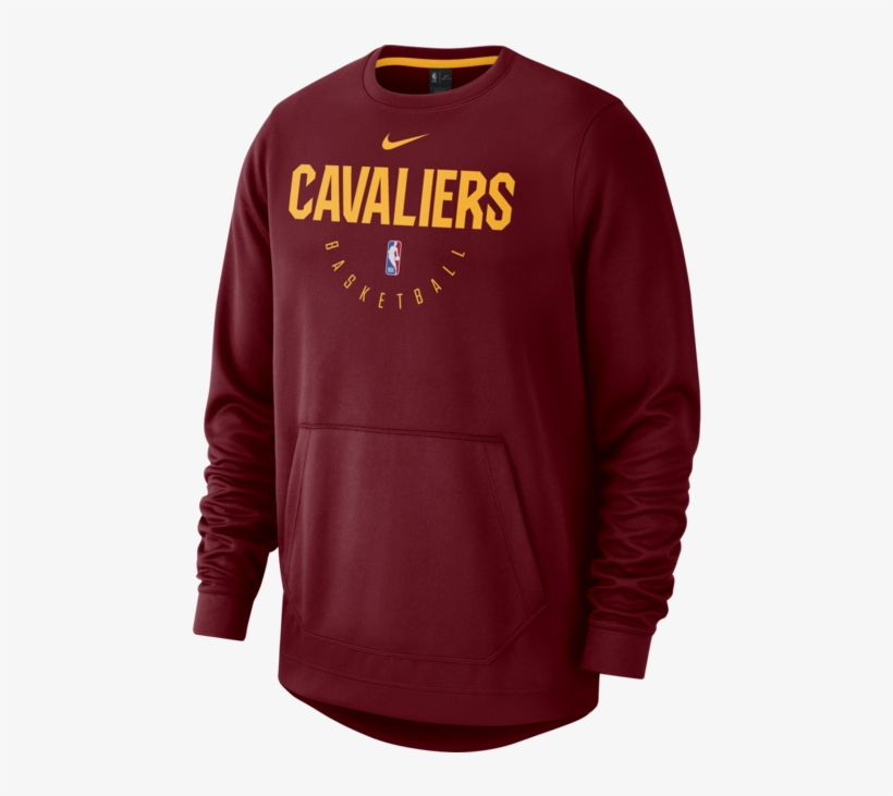 Nike Cleveland Cavaliers Spotlight Crewneck - Long-sleeved T-shirt, transparent png #8661767