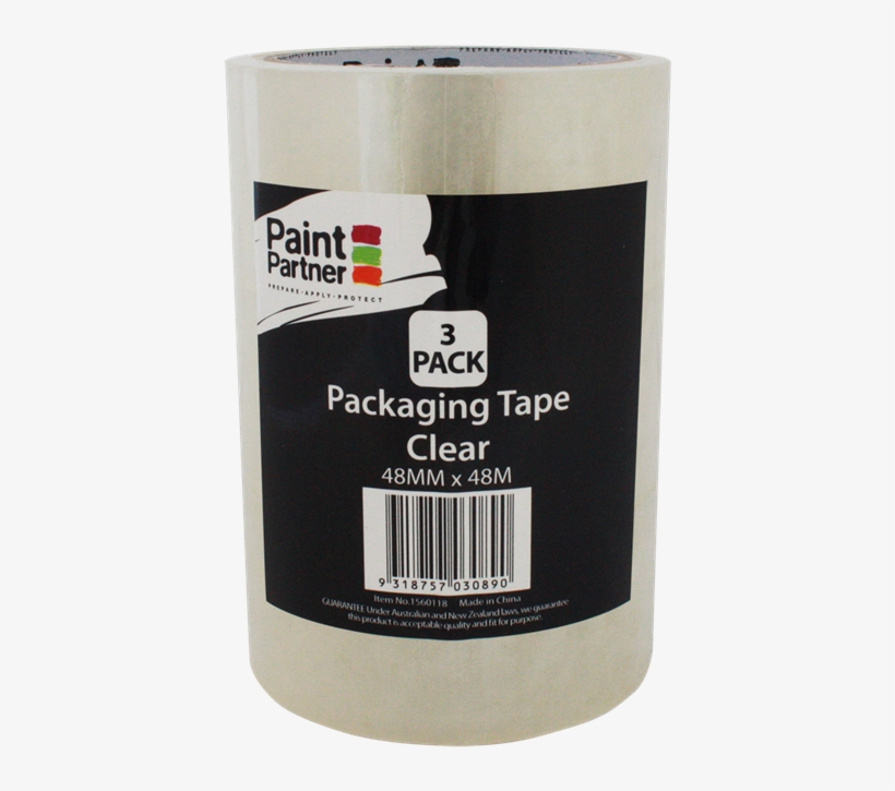 Paint Partner 48mm X 48m Clear Packing Tape - Label, transparent png #8661911