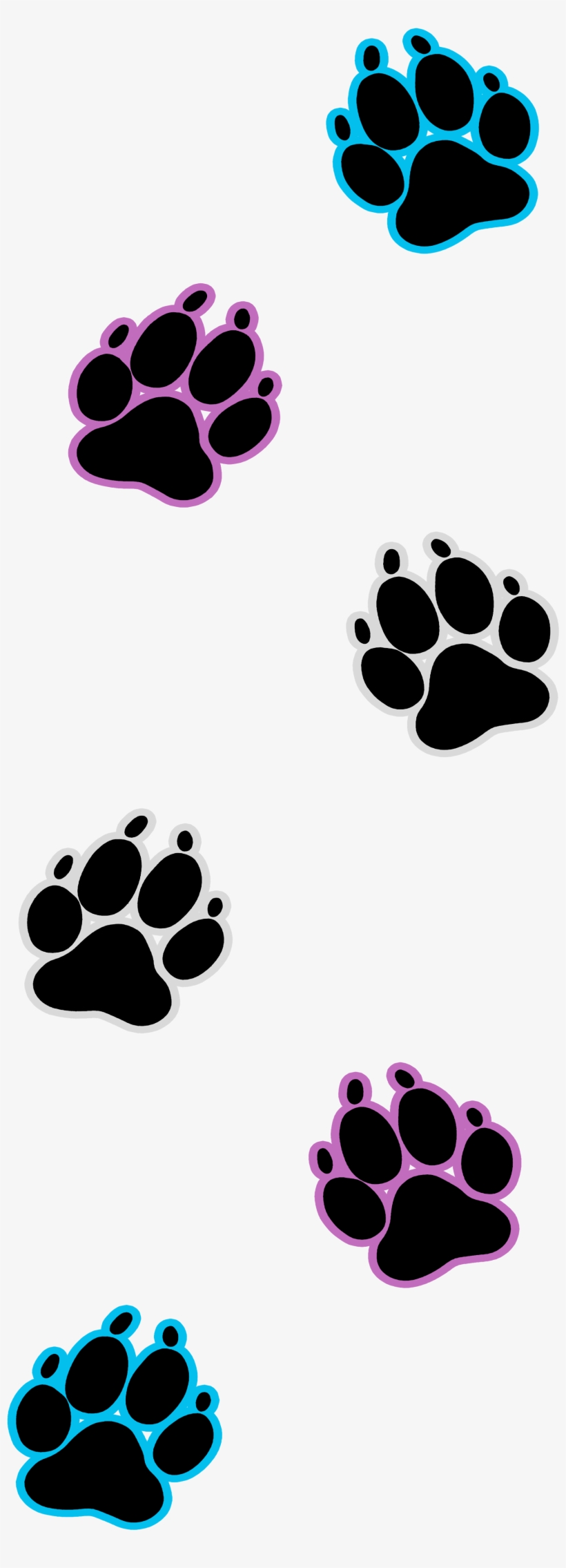 Dog Paw Print Trans - Transparent Background Transparent Paw Print Heart, transparent png #8662131