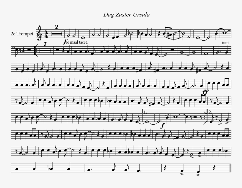 25 Dag Zuster Ursula - Document, transparent png #8662447