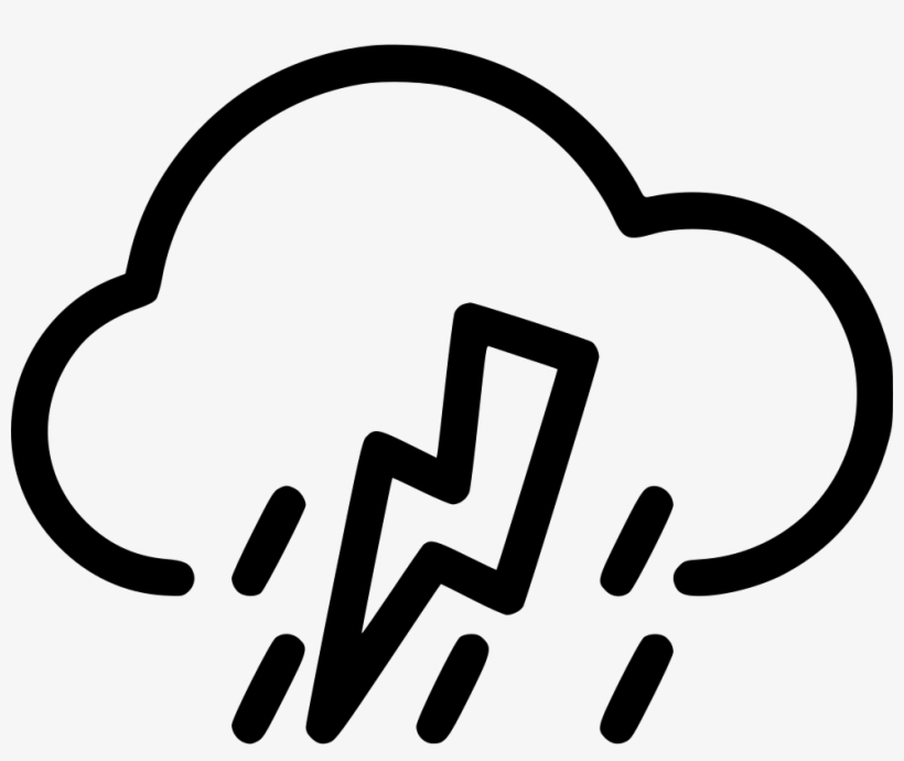 Png File Svg - Thunderstorm, transparent png #8662570