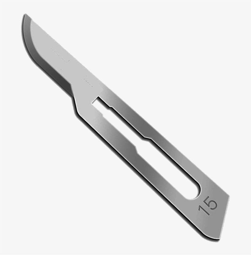 #15 Blade - Number 15 Scalpel Blade, transparent png #8662671