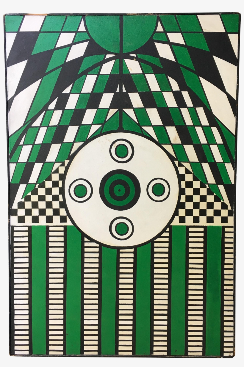 Mid Century Abstract Painting Geometric Patterns In - Pencak Silat Garuda Nusantara, transparent png #8662733