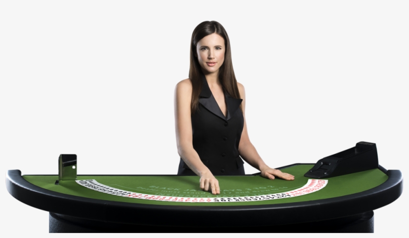 03 Dealer Female Commondrawbj Thumbnail - Poker Table, transparent png #8662792