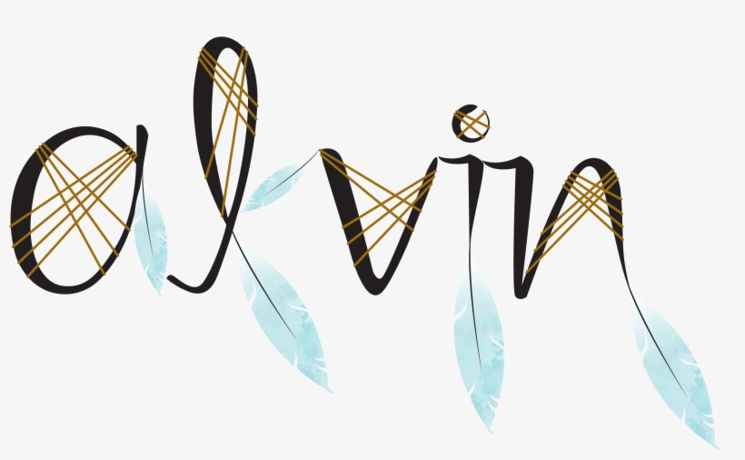Traced The Calligraphy Font Out, Added The String Pattern - Illustration, transparent png #8663854