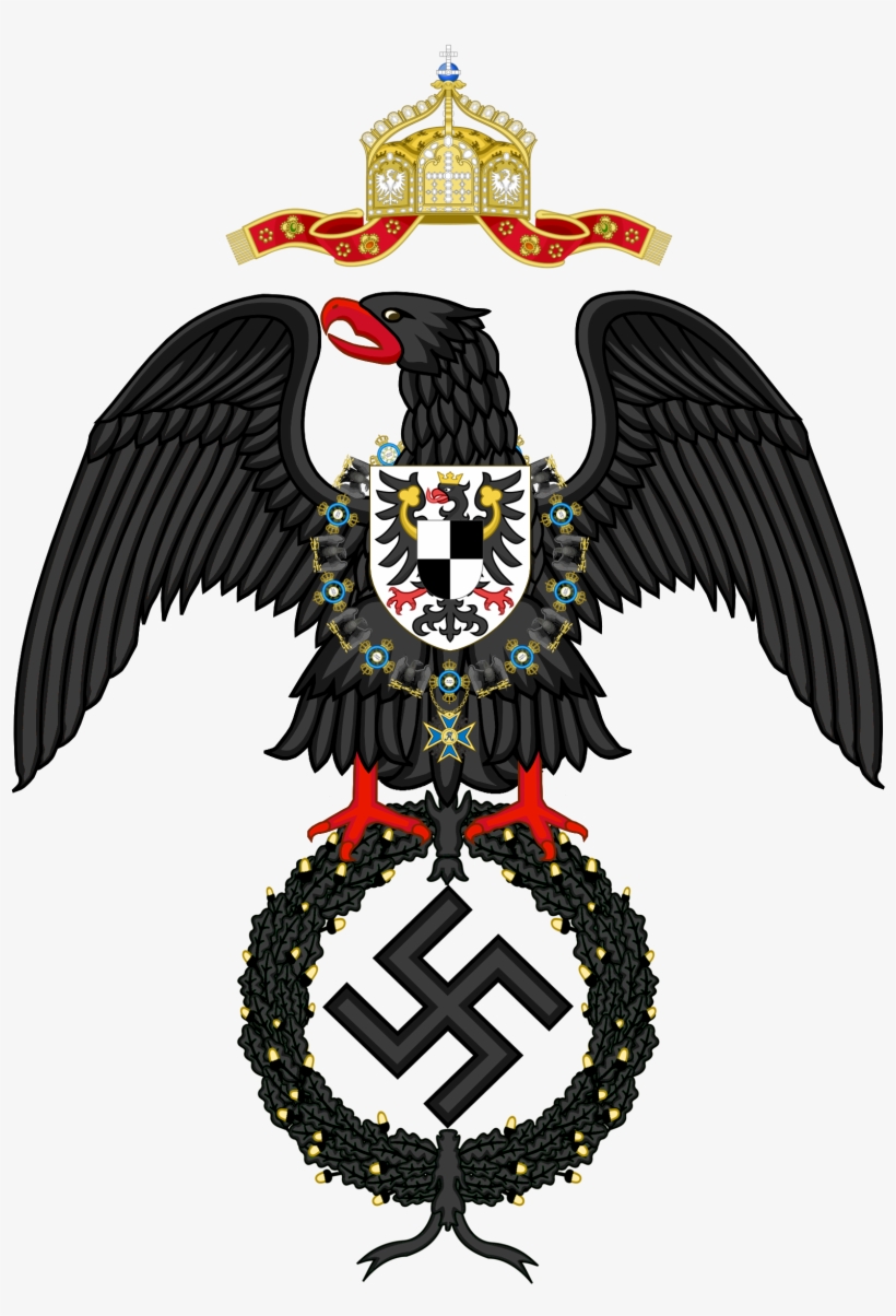 Nazi Germany Coat Of Arms - Coa Nazi Imperial Germany, transparent png #8664095