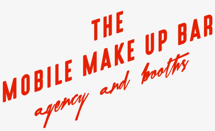 Mobilemakeupbar Logotype 1 Red - Calligraphy, transparent png #8664478