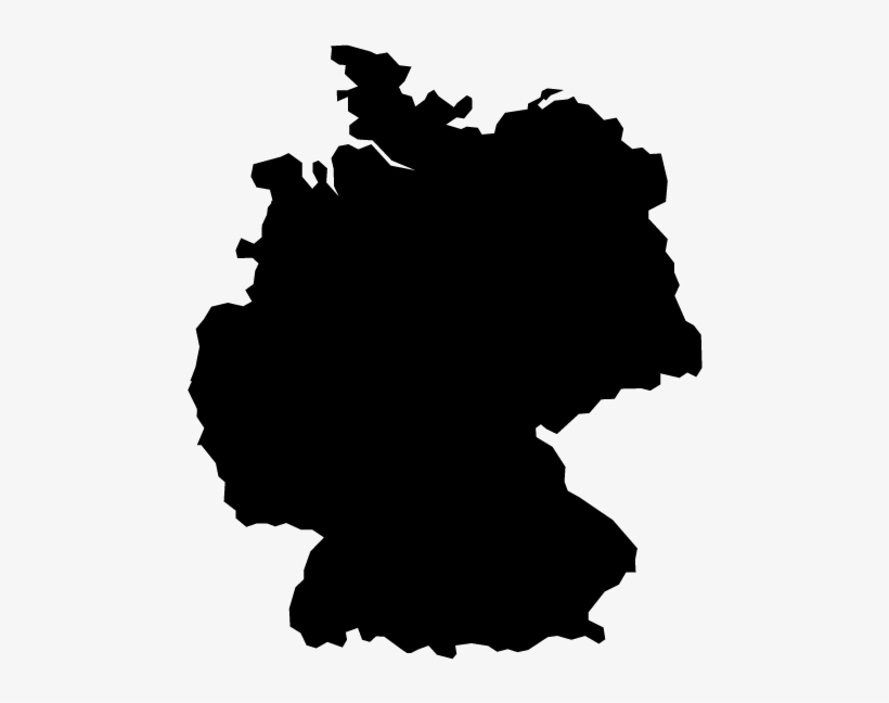 Germany - Map Of Germany No Background, transparent png #8664669