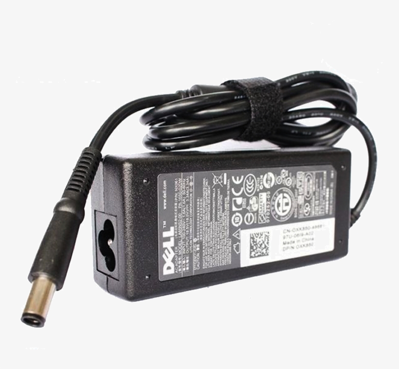 Dell Laptop Charger - Dell Charger Big Pin, transparent png #8665553