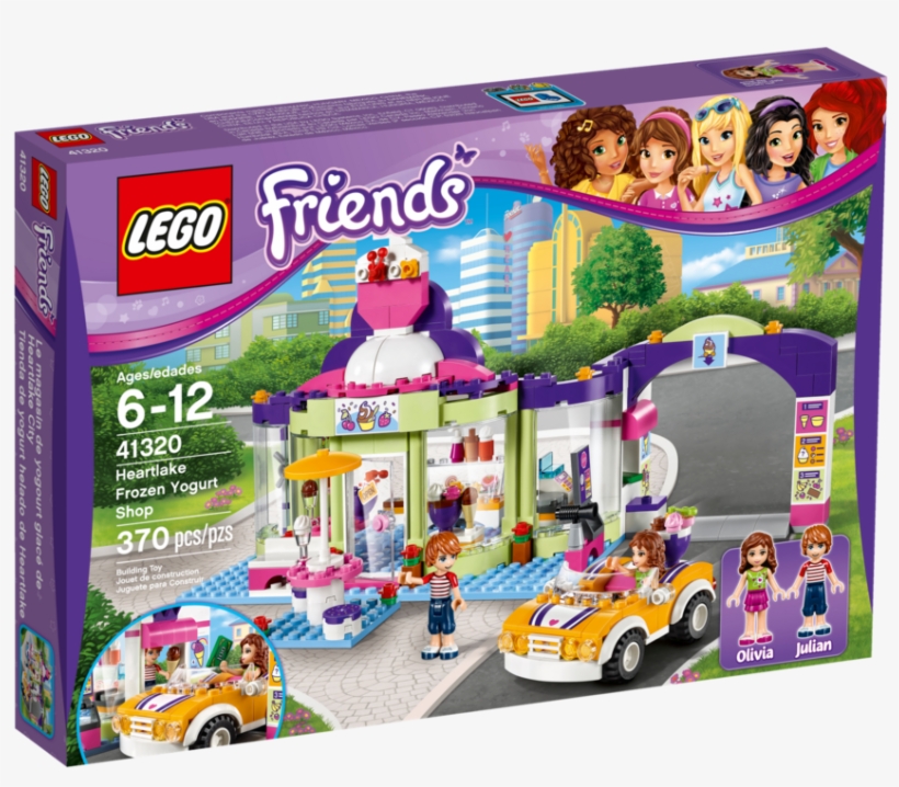 Navigation - Lego Friends Heartlake Frozen Yogurt Shop, transparent png #8665593