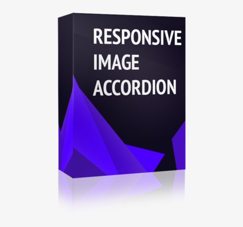 Responsive Image Accordion - Triangle, transparent png #8665769