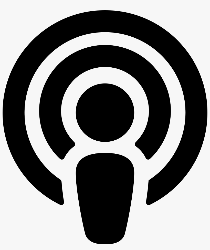 Font Awesome 5 Solid Podcast - Emblem, transparent png #8666263