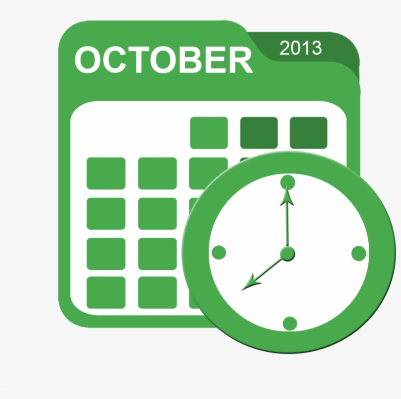 Schedule Icon - Green Icons For Report Schedule, transparent png #8666305