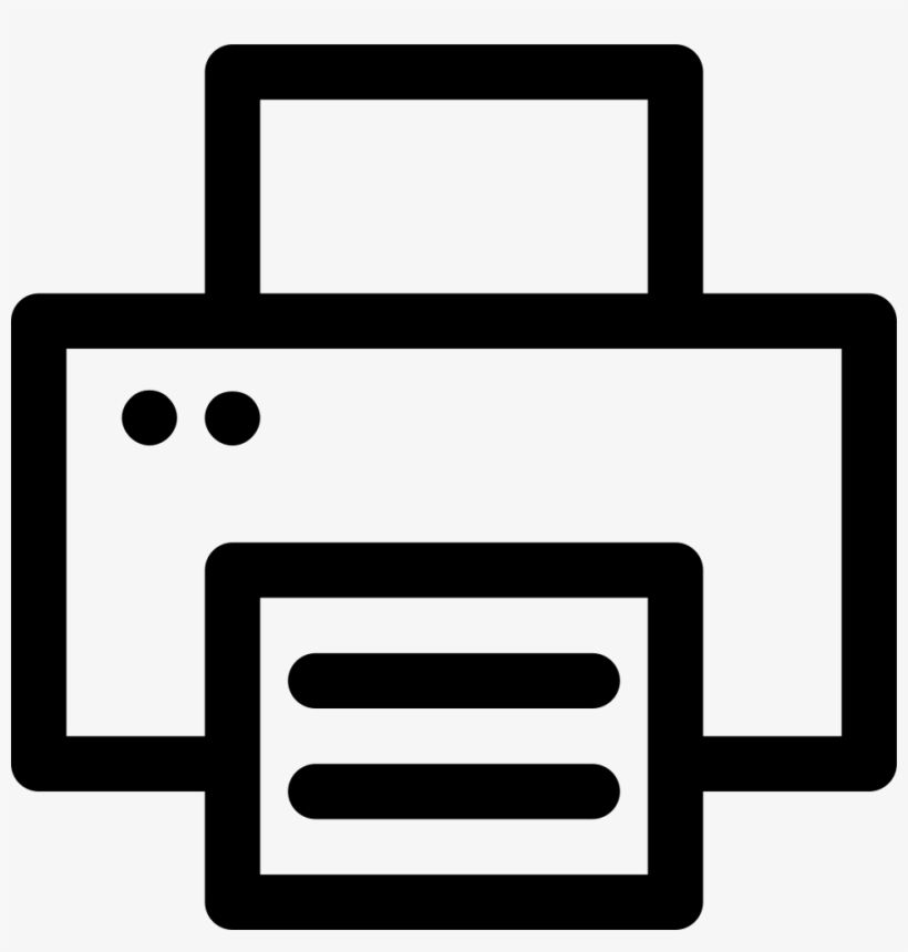Png File - Printer Icon Svg, transparent png #8667047