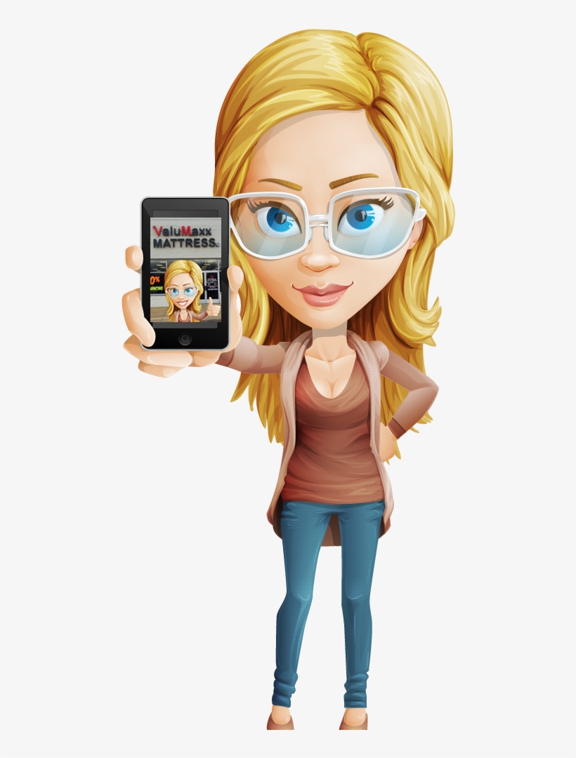 Scene1 Selfie Pic - Woman Cartoon Character Png, transparent png #8667264