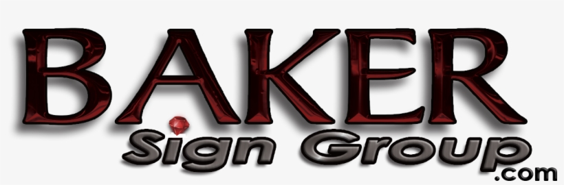 Baker Sign Group - Graphic Design, transparent png #8667557