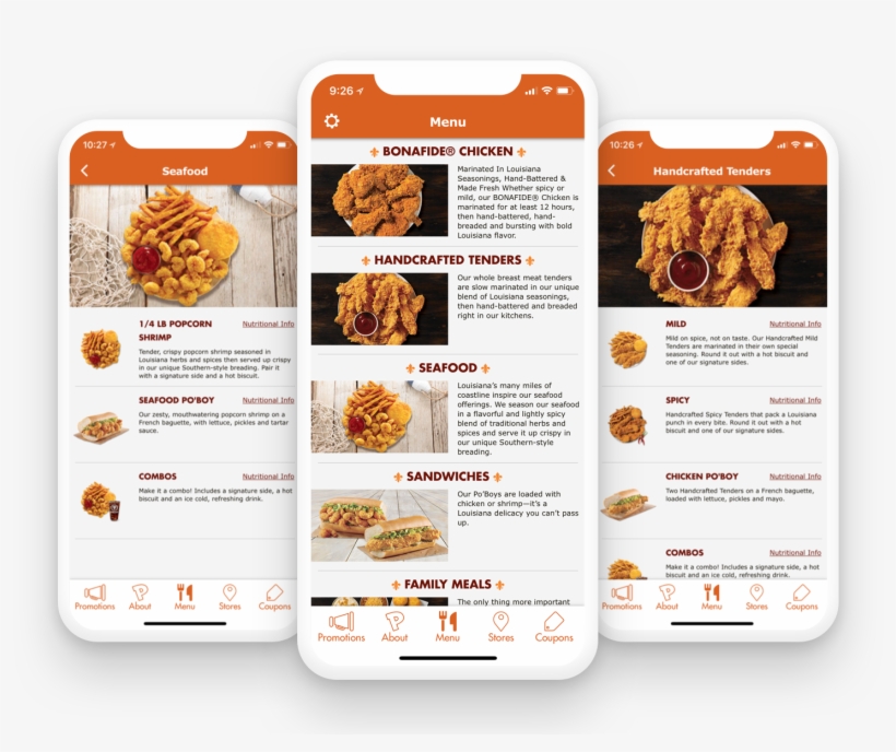 Popeyes Mobile App - Mobile Phone, transparent png #8667738