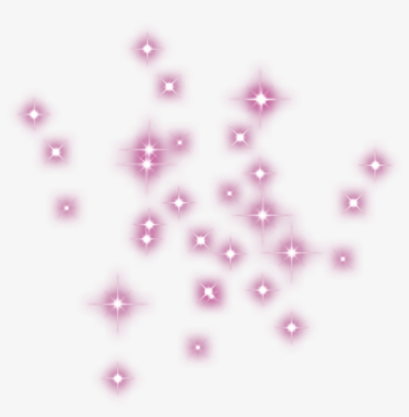 Sparkles Pink Stars Tumblr Freetoedit Rh Picsart Com - Illustration, transparent png #8668098