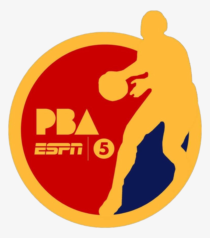 Pba On Espn 5 Logos - Philippine Basketball Association, transparent png #8668369