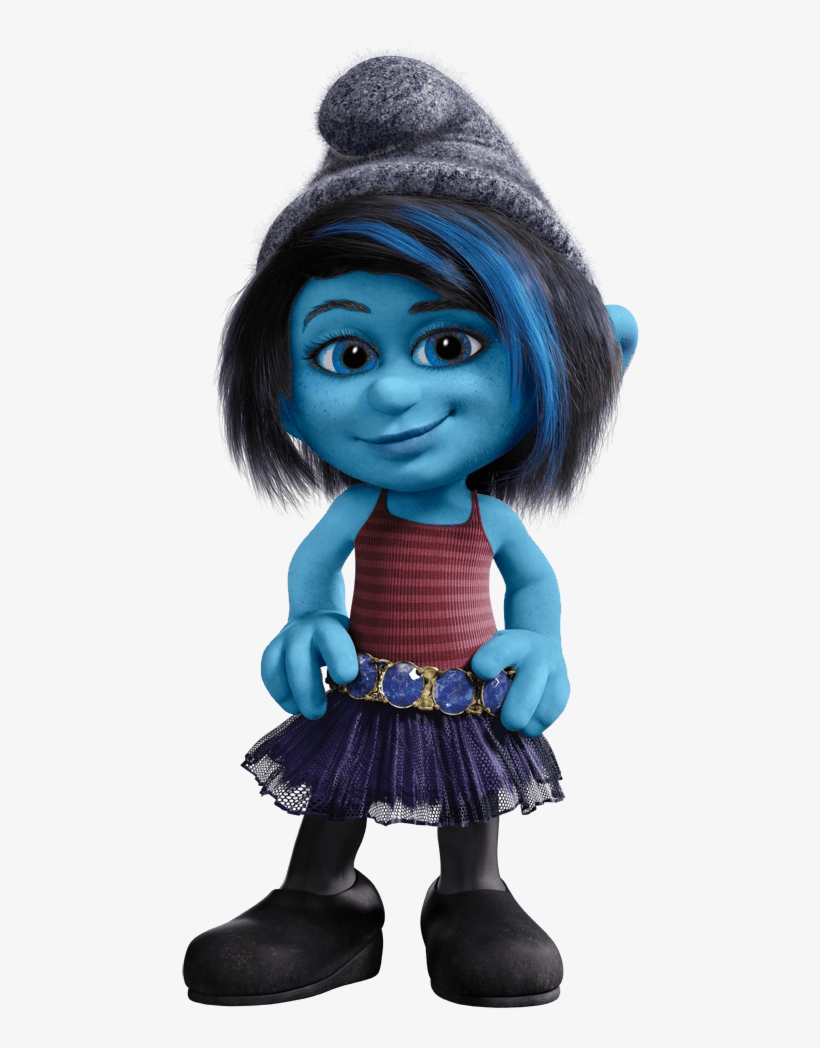 Smurfs 2 Vexy - Smurf With Blue Hair, transparent png #8668407