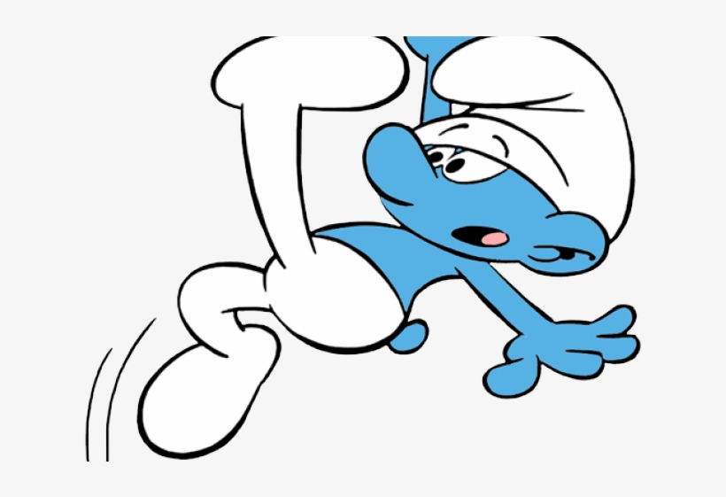 Smurf Clipart - Clumsy Smurf Cartoon, transparent png #8668857