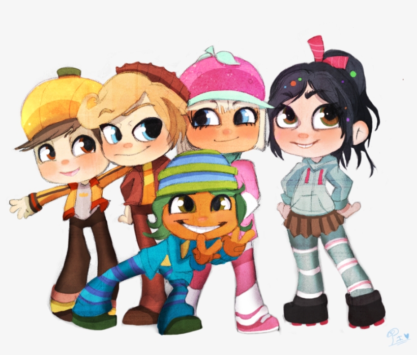 Wreck-it Ralph Обои Probably Containing Аниме Entitled - Von Schweetz Sugar Rush Vanellope Fan Art, transparent png #8669300