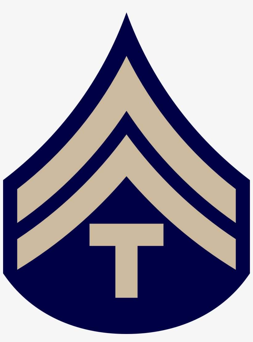 Usa T5c Ww2 Large - Us Army Ranks T, transparent png #8670183
